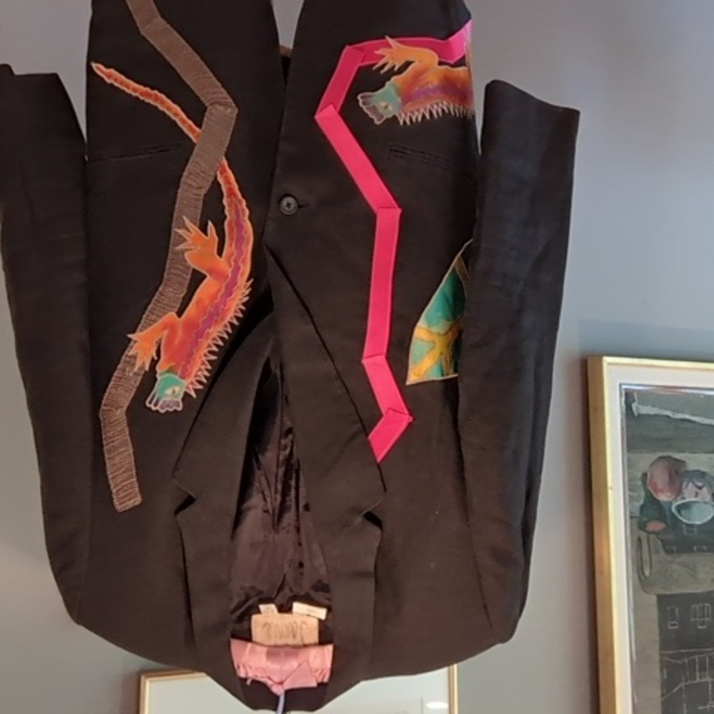 Jamie Black jacket with unique design